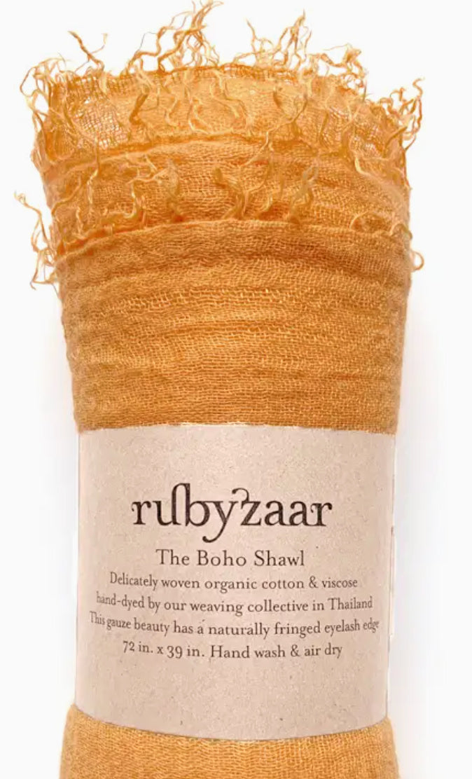 rubyzaar boho shawl