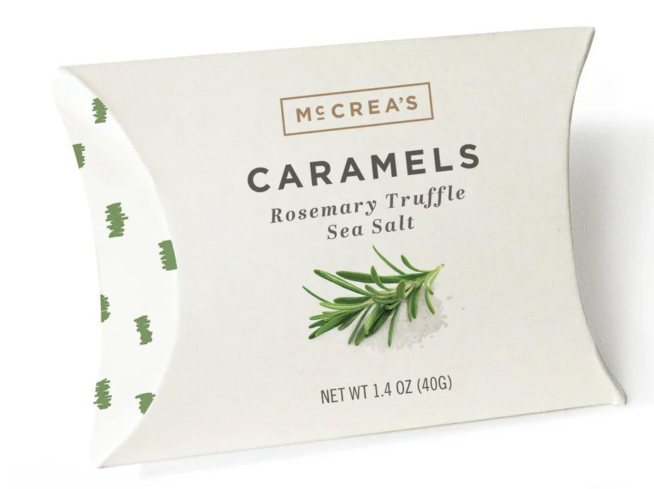 McCrea's Caramels Rosemary Truffle Sea Salt Pillow Box