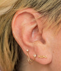 Larissa Loden mama script earrings