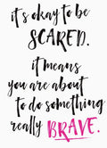 Jones Street Do Something Brave Card