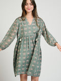 Mata Traders Sohla Mini Dress Aegean Teal Floral