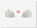 Quick Brown Fox Porcupine Love Card