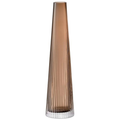 LSA Beacon Candle Holder/Vase, 13.5 in, Taupe