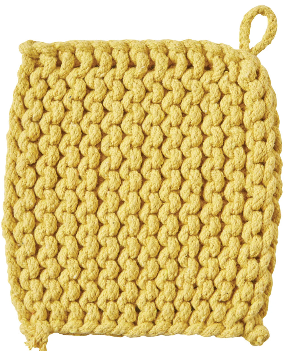 Tag Crochet Trivet Potholder