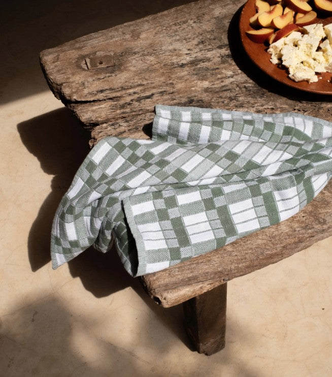 Mungo Kitchen Towel Pocket Weave