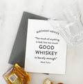 Steel Petal Press Birthday Whiskey Card