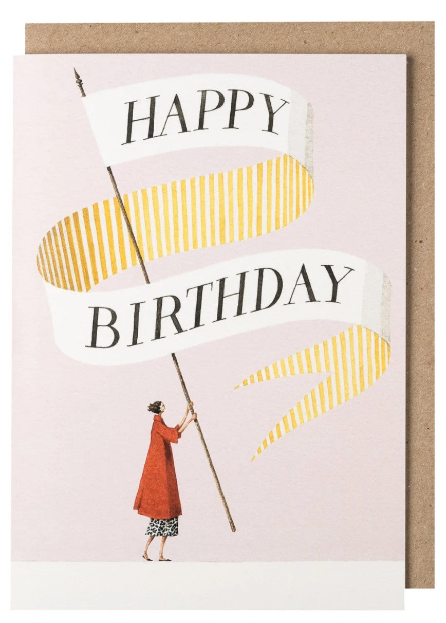 Laura Stoddart Happy Birthday Lady Card