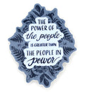 Rust Belt Love Power of the People Sticker