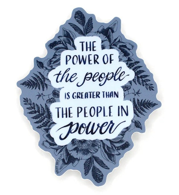 Rust Belt Love Power of the People Sticker
