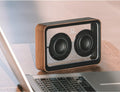 Gingko Mage See-Through Bluetooth Speaker, Walnut