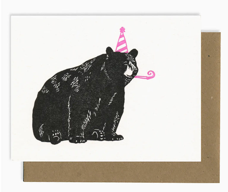 Lynnoleum Bear Birthday Card