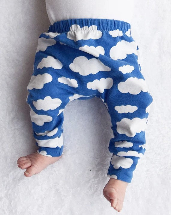 Fred & Noah Leggings - Blue Cloud