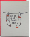 Ladyfingers Letterpress Sock Love