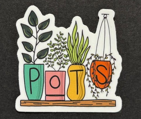 Pushing Whimsy POTS Sticker