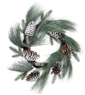 Park Hill Frosted White Pine Cone Wreath