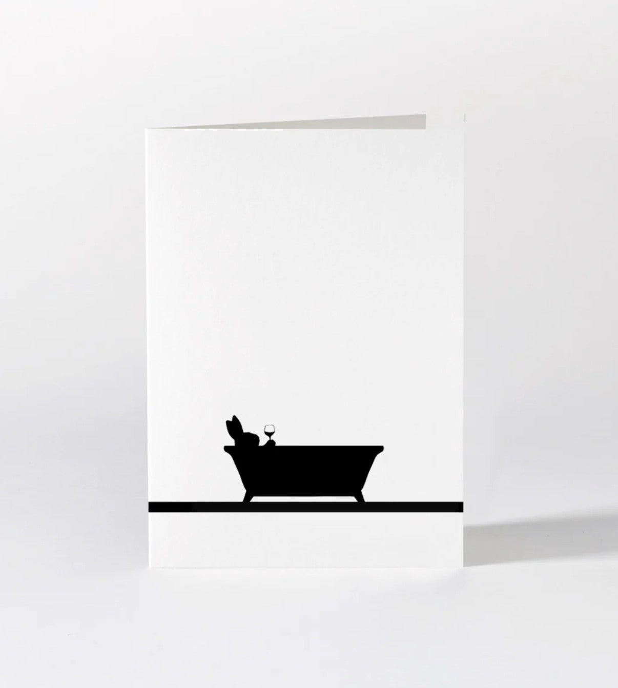 HAM Bathtime Rabbit Card
