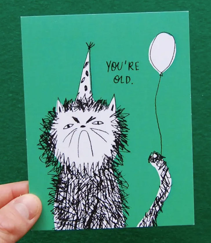 Badger & Burke Snitty Kitty Birthday Card