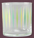 Fishs Eddy Long Diamonds Party Glass
