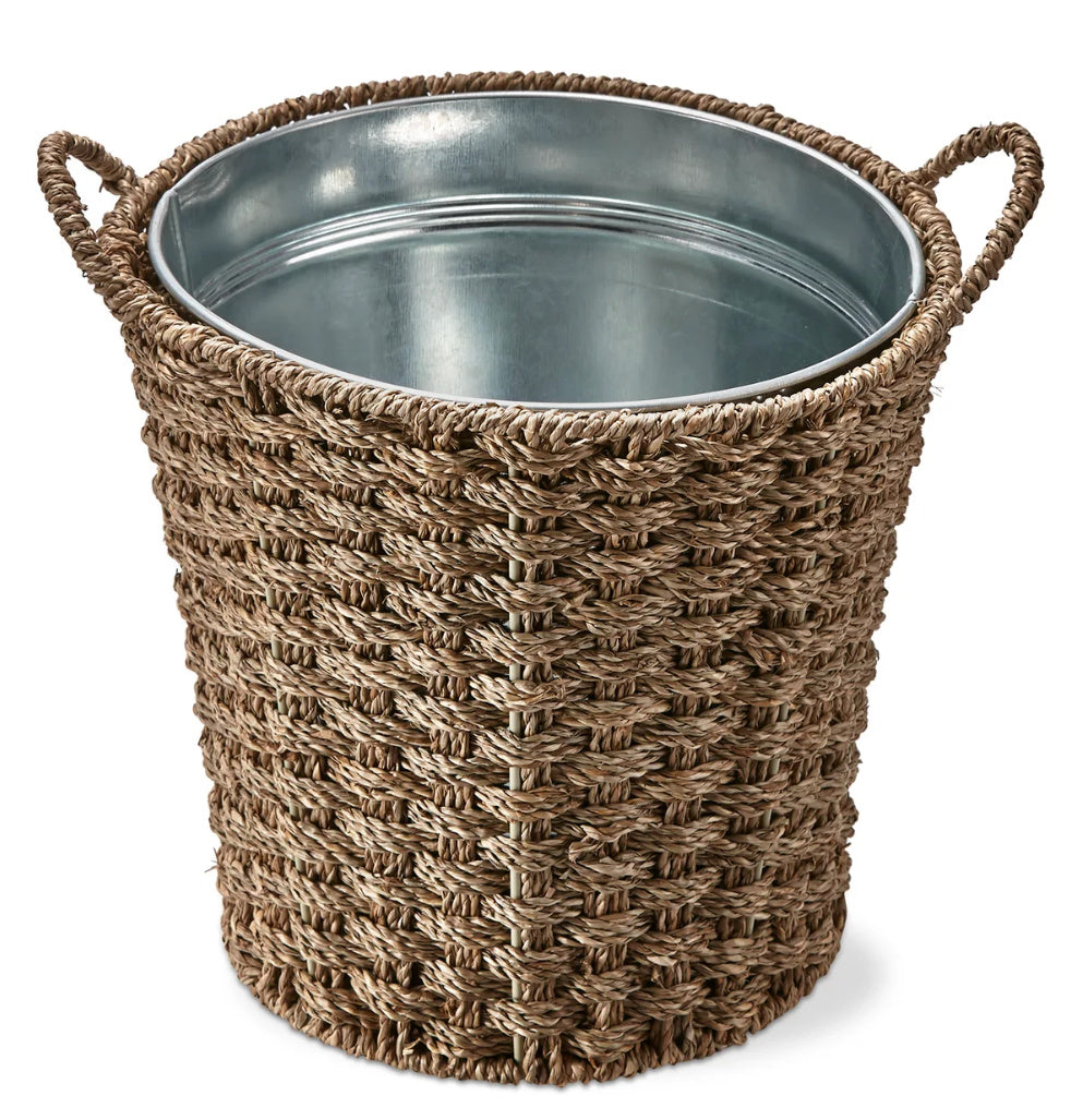 Tag Seagrass Basketweave Icebucket