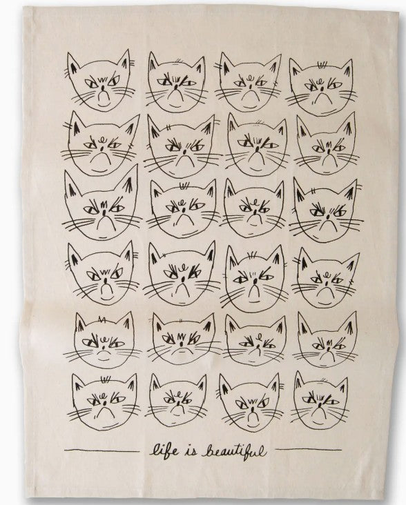 Badger & Burke Life is Beautiful Tea Towel