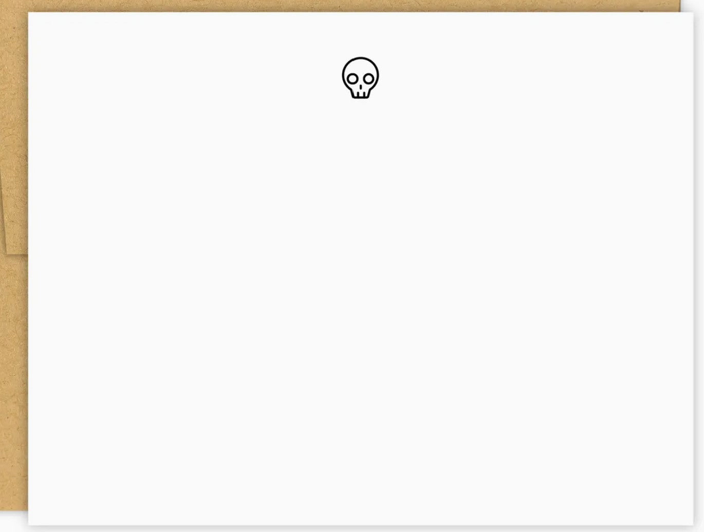 Spacepig Skull Everyday Stationery