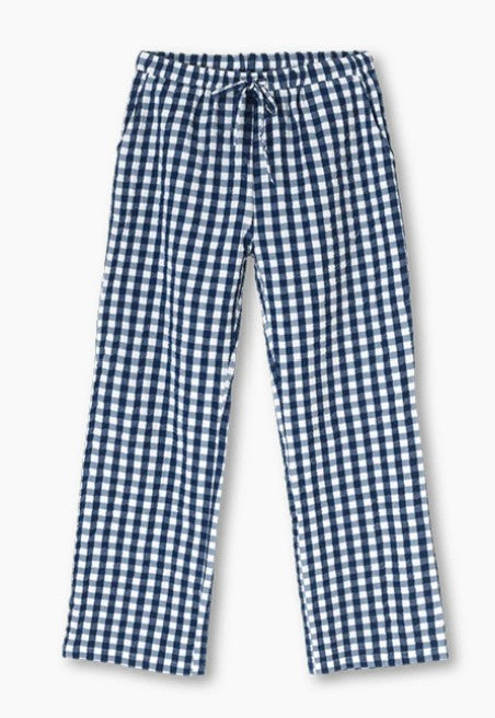 Juna Barbara Lounge Pants, Dark Blue/White