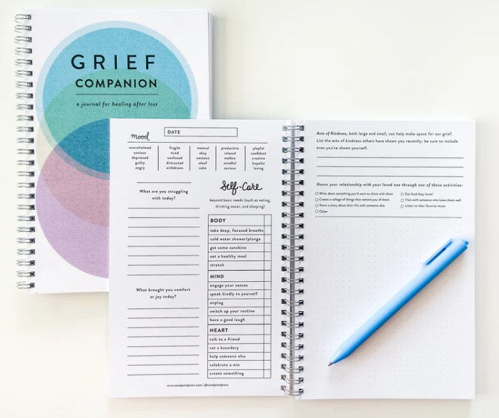 Steel Petal Press Circles Grief Spiral Notebook and Journal
