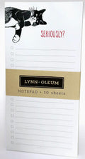 Lynnoleum Seriously Cat Notepad