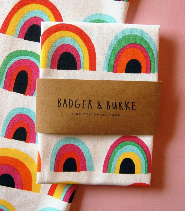 Badger & Burke Rainbow Tea Towel