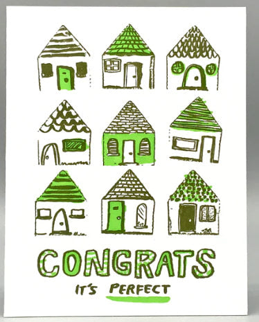 Westland Press Congrats House Card