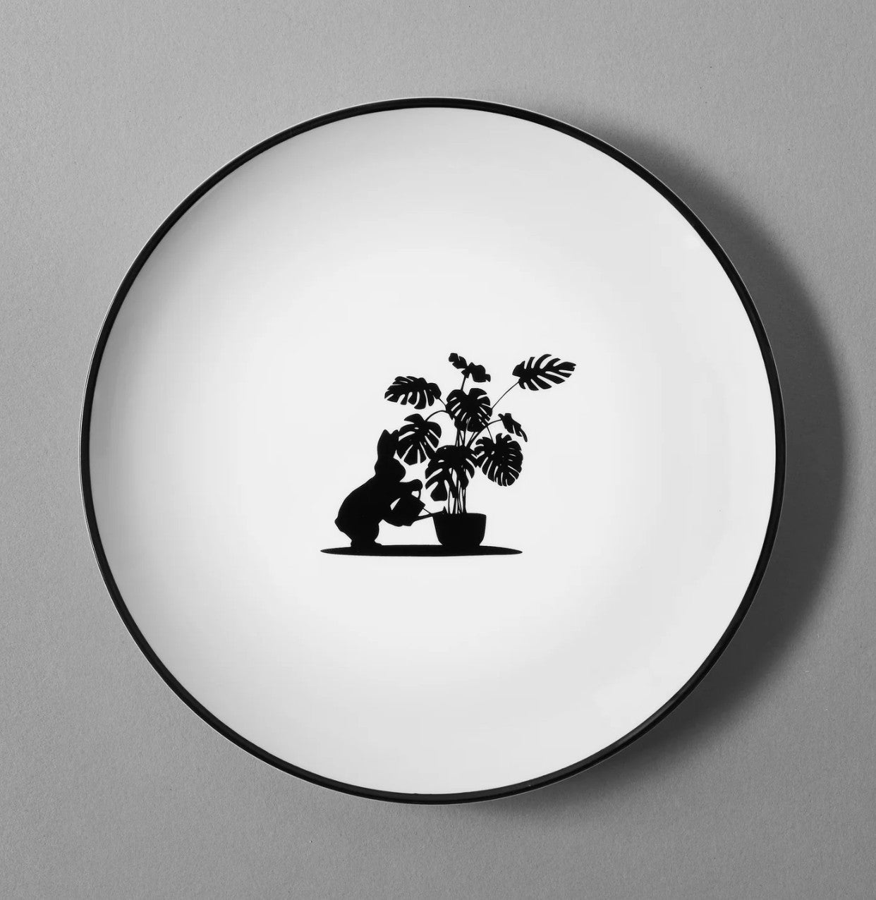HAM Watering Rabbit Plate