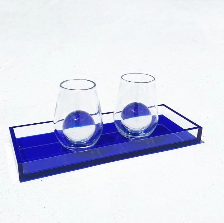 Nate Cotterman Cube Wine Glass