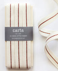Studio Carta Metallic Line Ribbon Wood Paddle, Natural/Red