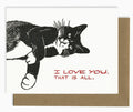 Lynnoleum Cat Love You Card