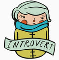 Culture Flock Introvert Sticker