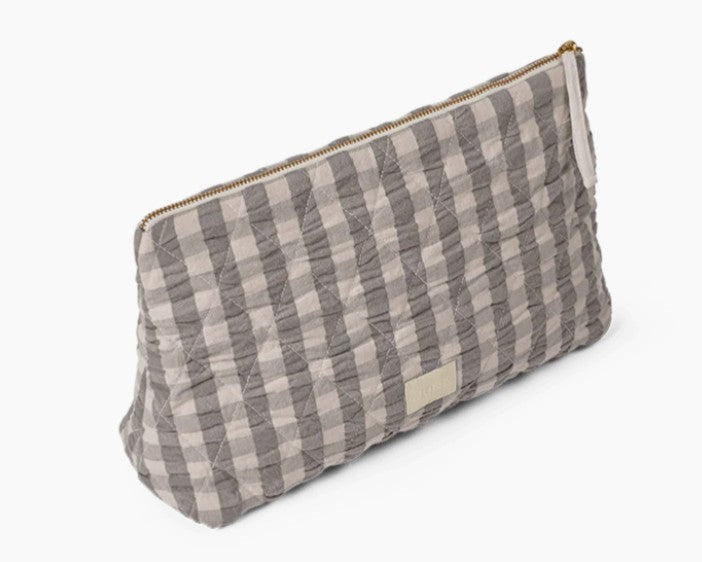 Juna Nola Makeup Bag, Grey/Birch