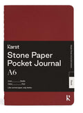 Karst Stone Paper Pocket Journal (A6), Pinot