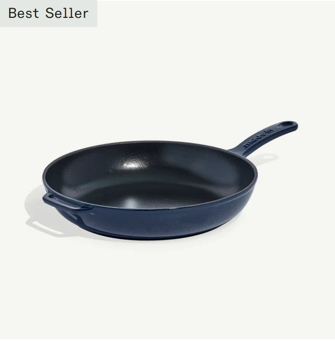 Made In Enameled Cast Iron Skillet