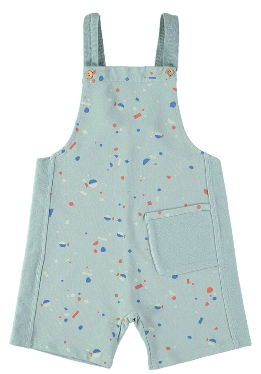 babyclic Sardines Aqua Overalls
