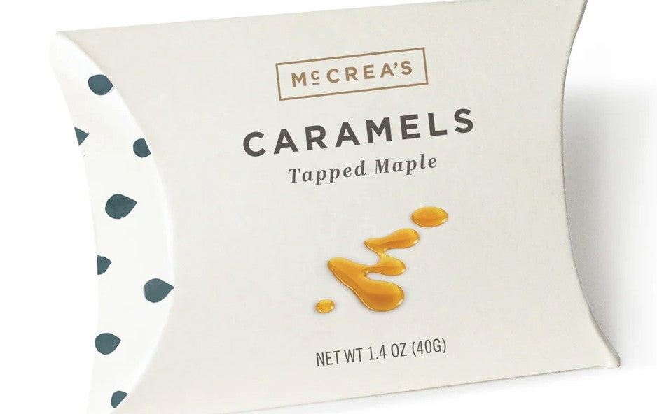 McCrea's Caramels Tapped Maple Pillow Box
