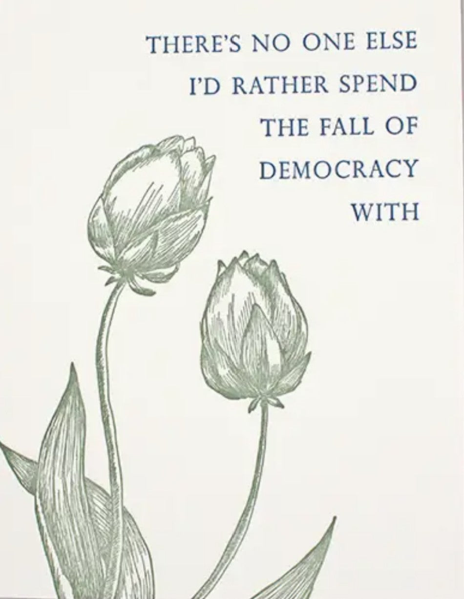 Rust Belt Love Fall of Democracy Card