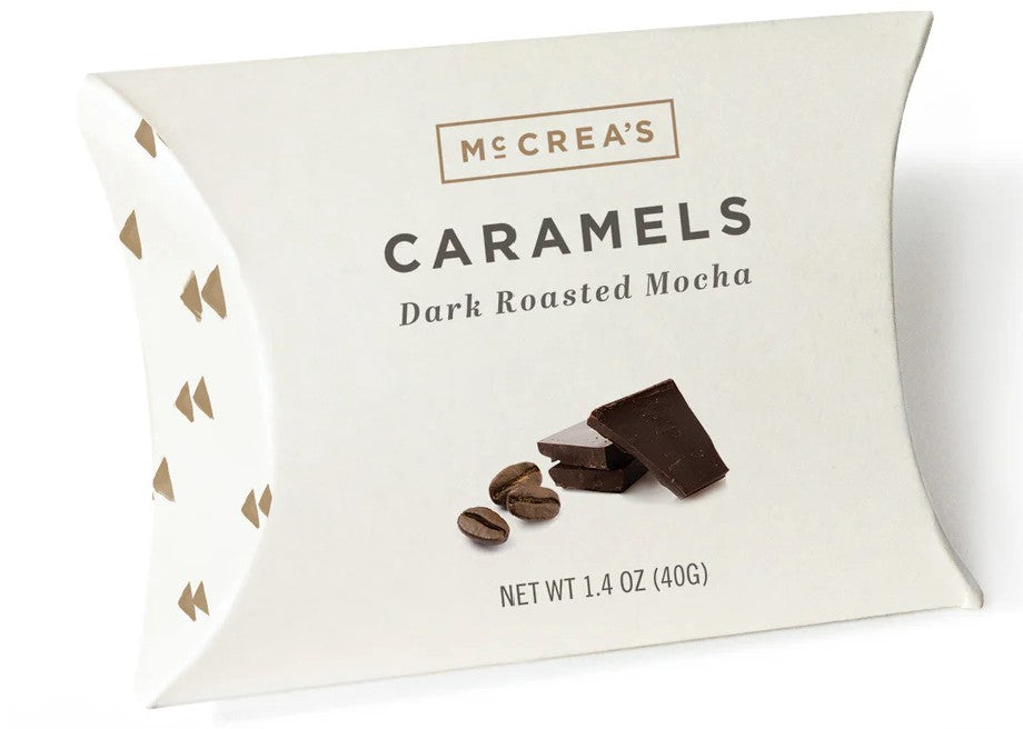 McCrea's Caramels Dark Roasted Mocha Pillowbox