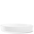 LSA Collective Low Glass Bowl, White