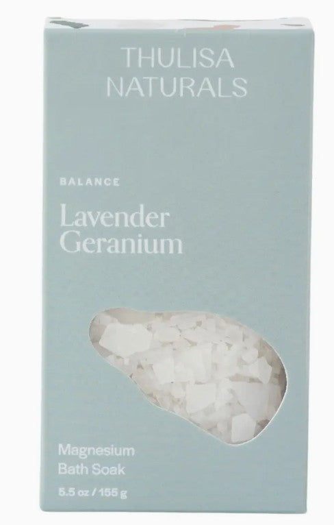 Thulisa Naturals Lavender Geranium Bath Salt Soak