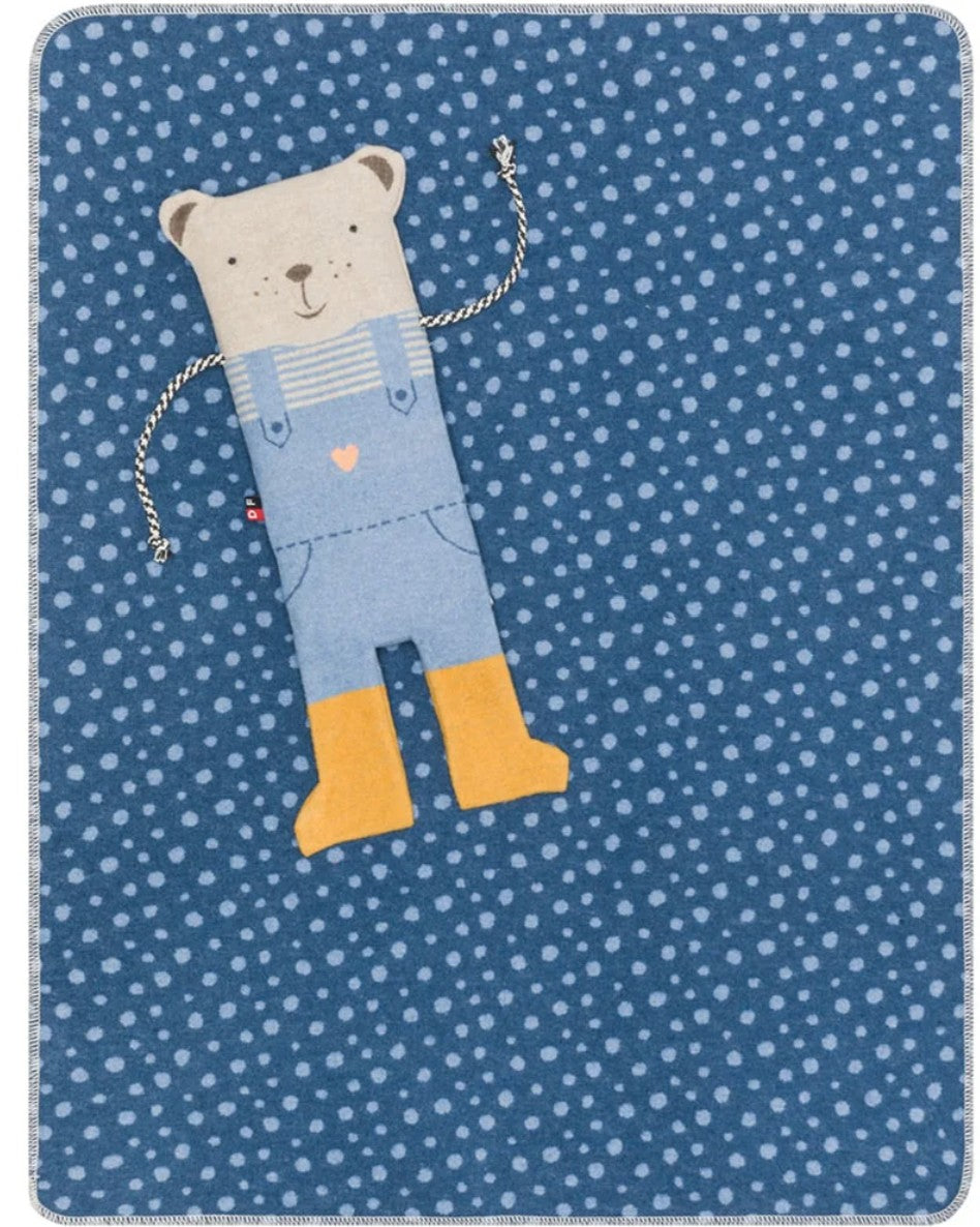 David Fussenegger Blanket in Puppet - Bear
