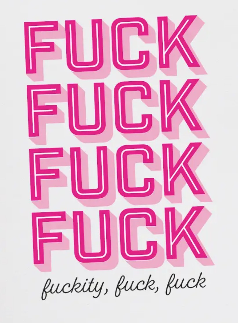 Jones Street Fuck Fuck Fuck Card