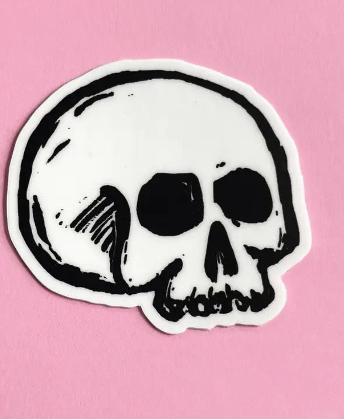 Pier Six Mini Skull Sticker