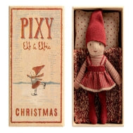 Maileg Pixy Elfie in Matchbox
