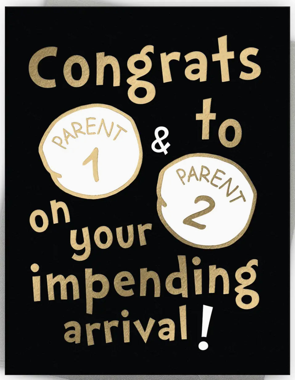 Fine Moments Parent 1 Parent 2 Card