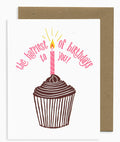 Lynnoleum Happy Birthday Cupcake Card
